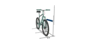 Stojak rowerowy do tylnego garażu- na 1 rower 